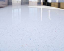 polished terrazzo floor
