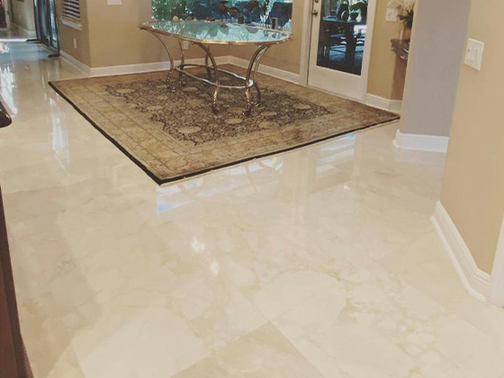 Tampa Residential Marble Floor Restored